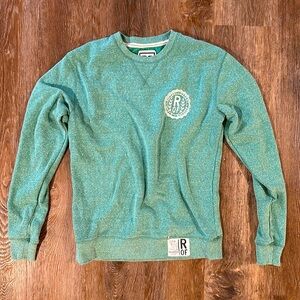 Roots of Fight ROF Vintage Green Sweatshirt Men S Victory Defeat Style Swagger